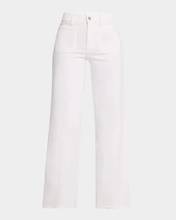 Le Slim Palazzo Modernist Pocket Jeans by FRAME