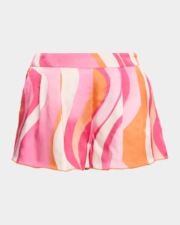 Bernadette Printed Mini Shorts