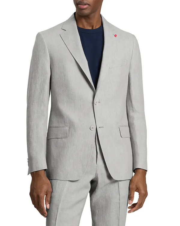 Winfred Linen Modern Fit Suit Jacket by Ted Baker