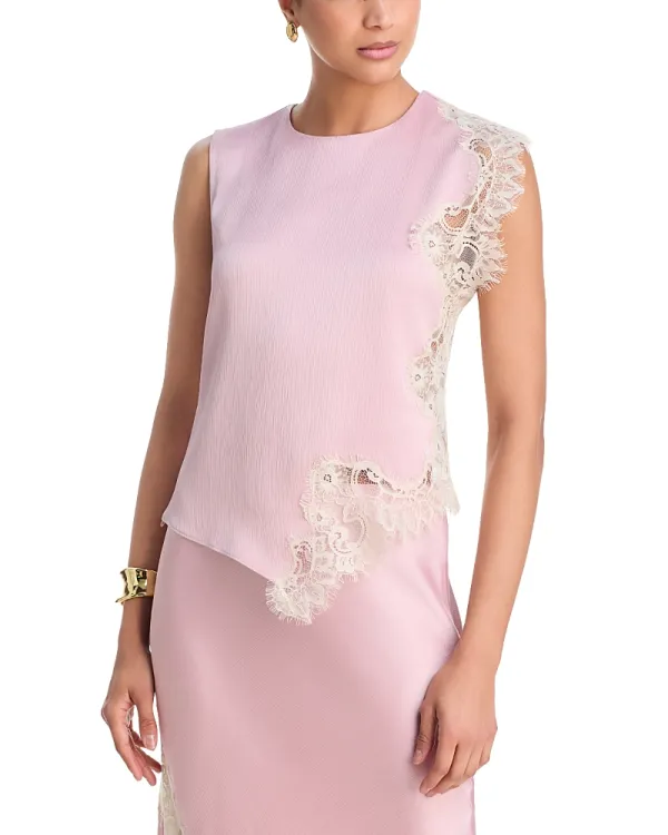 Lace Inset Slip Top