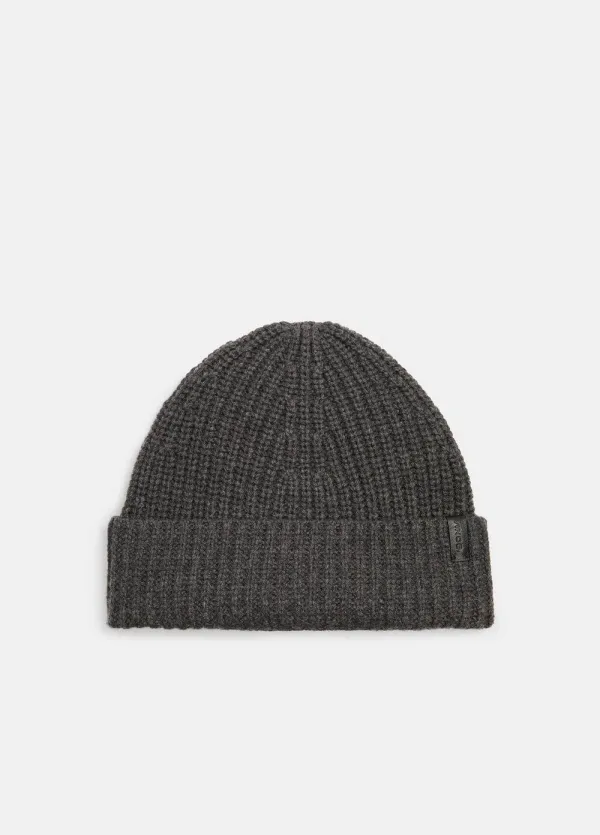 Cashmere Shaker-Stitch Beanie by Vince